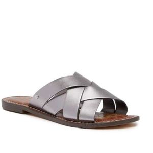 Sam Edelman metallic gaile slide sandal